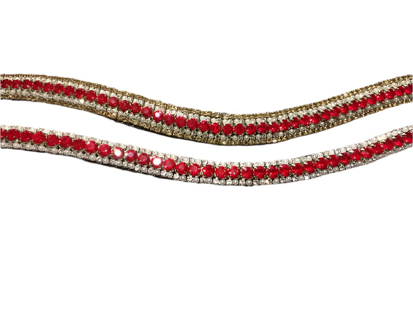Crystal Dressage Browband – Wholesale Leather Browbands for Horses