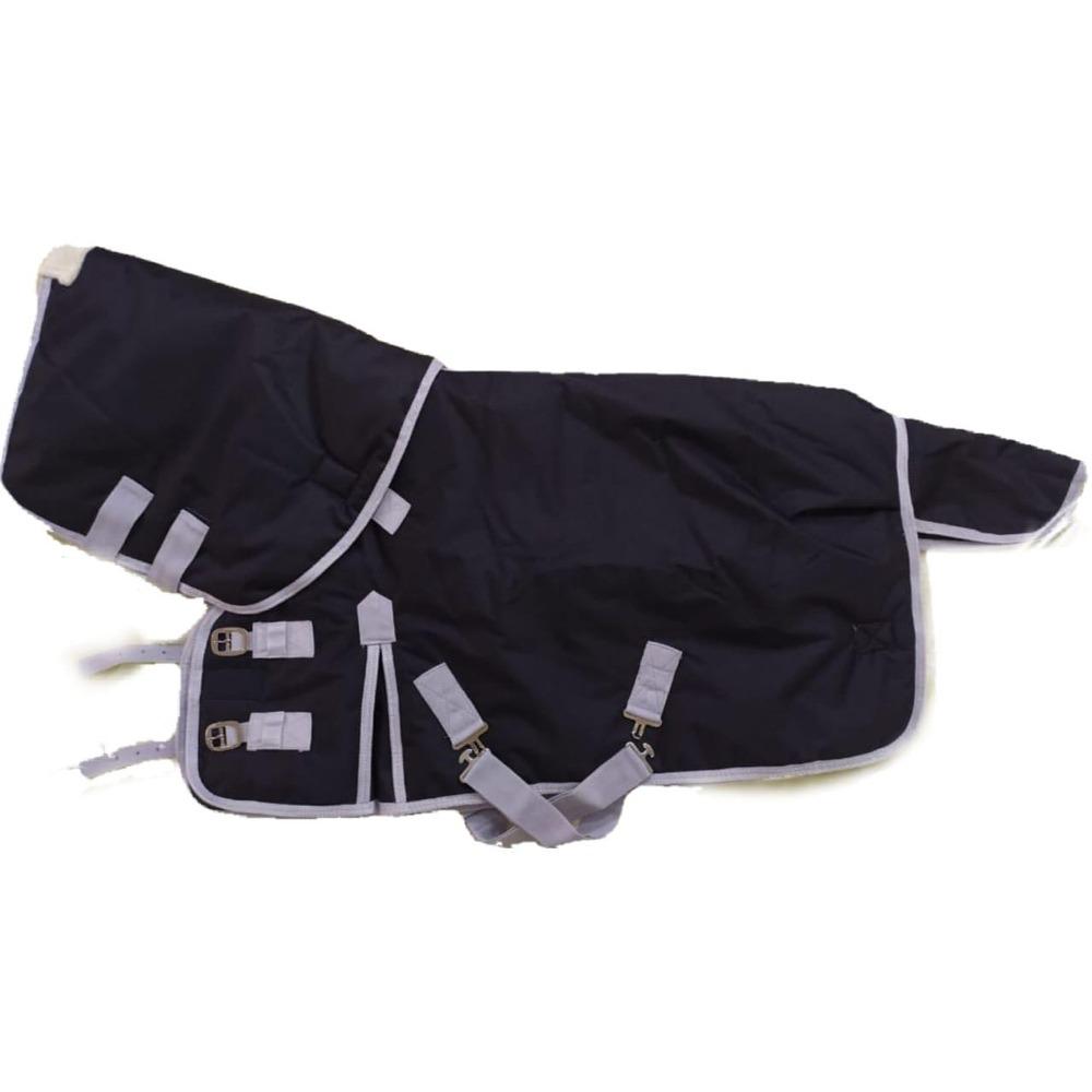 1200D Waterproof Turnout Combo Rug with 200g Fill, Sheepskin Neck & Adjustable Straps