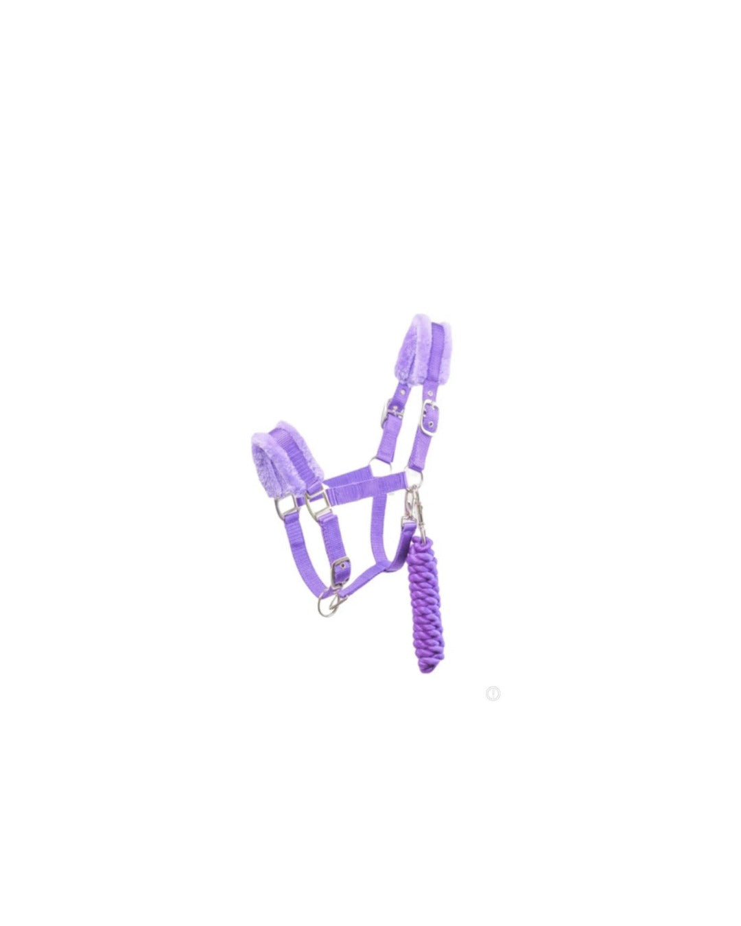 Criterion Calming Fur Purple Head Collar with Matching Lead Rope