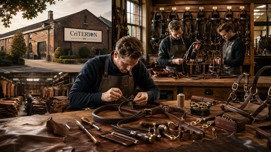Behind the Craft: How Criterion UK Makes Leather Goods from Tannery to Tack Room