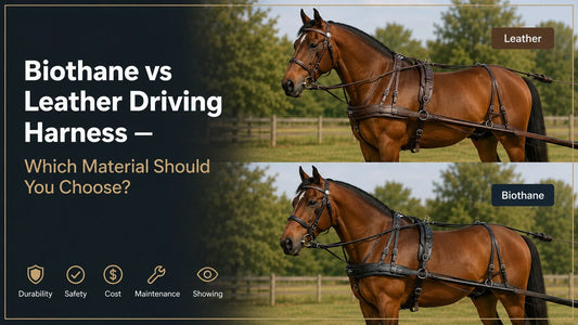 Biothane vs Leather Driving Harness — Which Material Should You Choose?