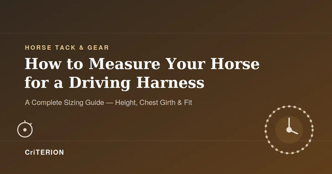 How to Measure Your Horse for a Driving Harness (Without the Guesswork)