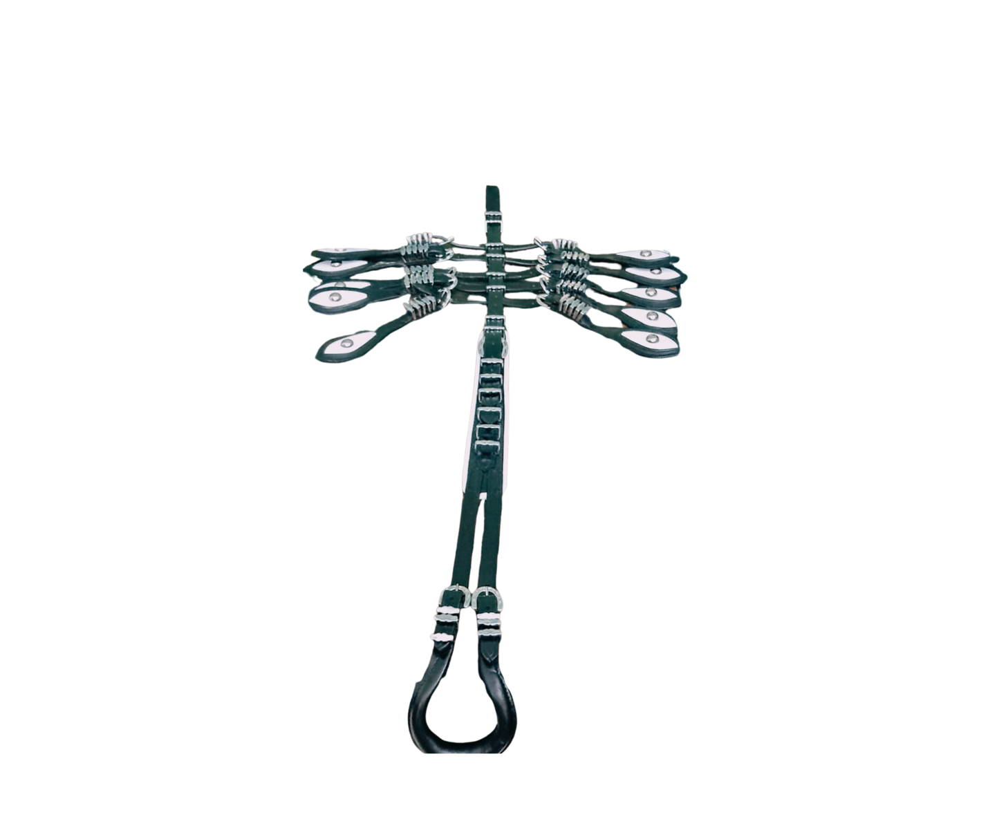 Premium Leather Show Quick Hitch – Full Brass Work | Cob, Pony & Shetland Sizes