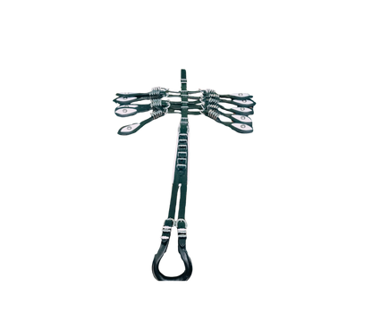 Premium Leather Show Quick Hitch – Full Brass Work | Cob, Pony & Shetland Sizes