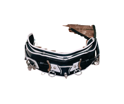 Premium Leather Show Quick Hitch – Full Brass Work | Cob, Pony & Shetland Sizes