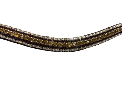 Crystal Dressage Browband – Wholesale Leather Browbands for Horses