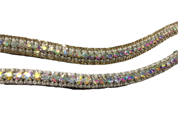 Crystal Dressage Browband – Wholesale Leather Browbands for Horses