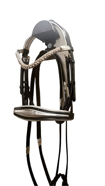 Metallic Stunner Bridle with Rubber Grip Reins – Wholesale