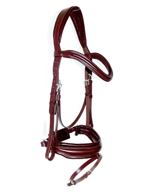 Criterion Freeway Anatomical Bridle – Australian Nut Leather