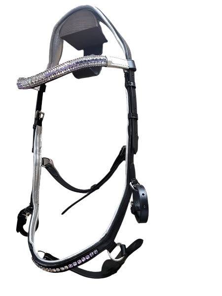 Micklem Style Fancy Bridle – Rubber Grip Reins Included