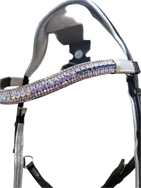 Micklem Style Fancy Bridle – Rubber Grip Reins Included