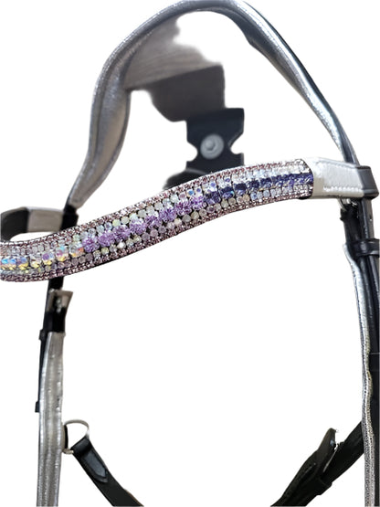 Micklem Style Fancy Bridle – Rubber Grip Reins Included