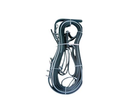 Premium Leather Show Quick Hitch – Full Brass Work | Cob, Pony & Shetland Sizes