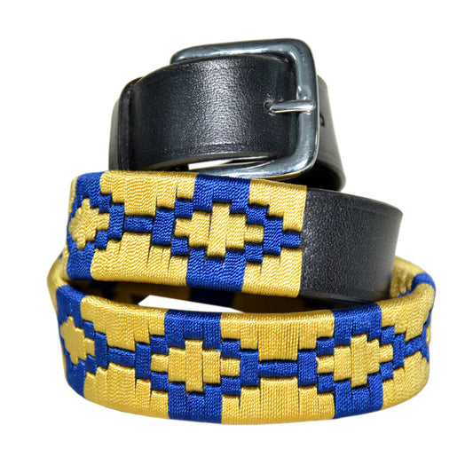 The Royal Saffron Leather Polo Belt