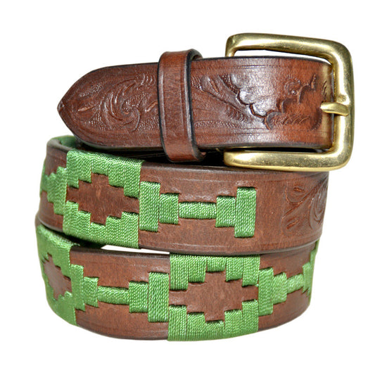 Forest Crest Leather Polo Belt