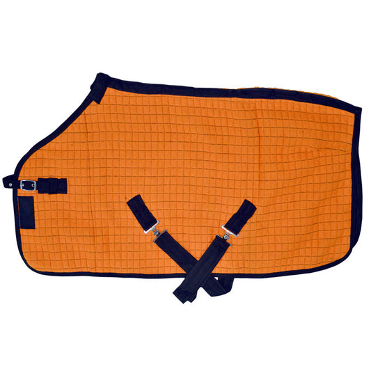 PREMIUM ORANGE QUILTED HORSE STABLE BLANKET – INSULATED & DURABLE