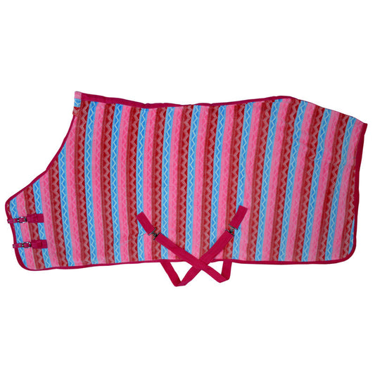 VIBRANT AZTEC STRIPED HORSE STABLE BLANKET – FUN & DURABLE