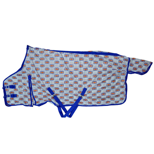 Union Jack Print Mesh Horse Fly Sheet | Patriotic Summer Rug