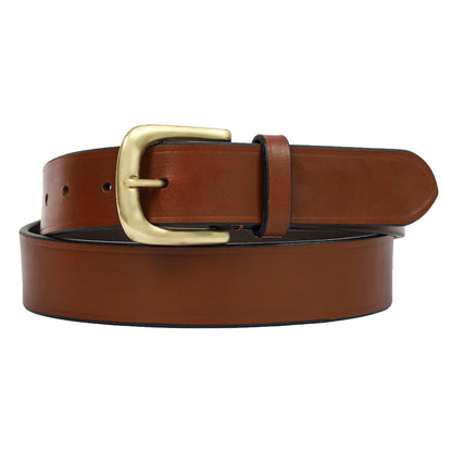 Brown Plain Leather Belt – Trade-Ready & Customizable