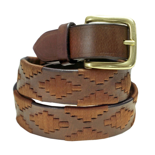 The Sandhurst Classic Leather Polo Belt