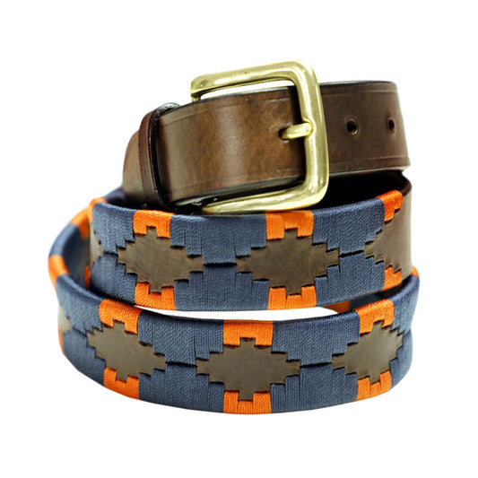 Camden Copper Leather Polo Belt