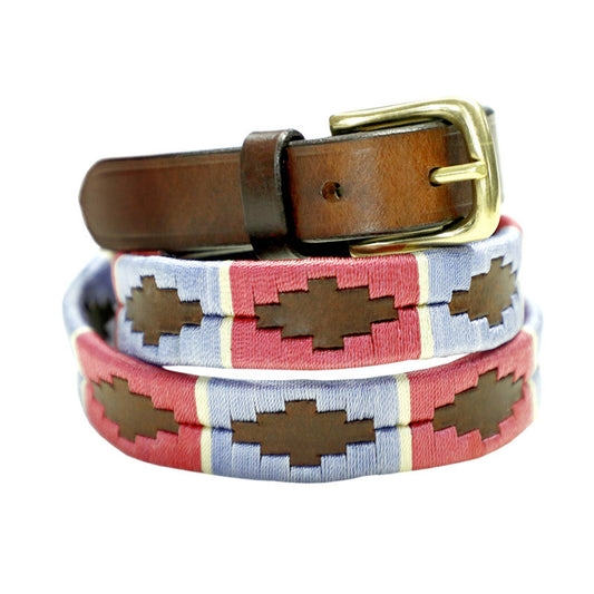 Sierra Mist Leather Polo Belt