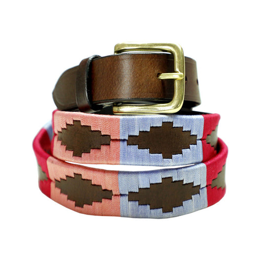 Estrella Rosa Leather Polo Belt