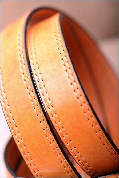 Refined Restraint – English Vegco Formal Leather Belt for Men