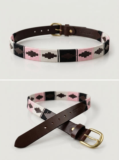 Blush Noir Polo Belt