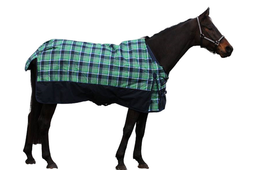 1200D Printed Horse Shoe Winter Turnout Blanket with Neck