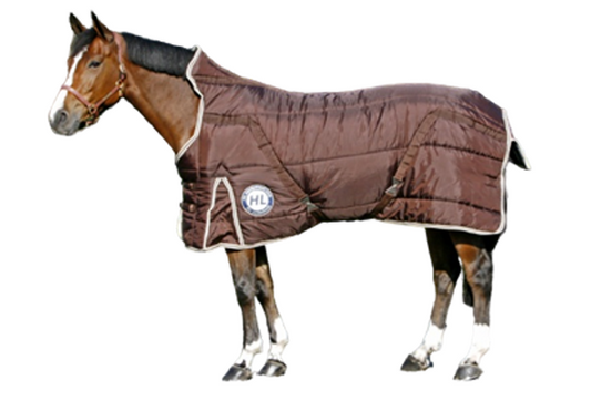 INSULATED BROWN PADDED HORSE RUG – MID-WEIGHT COMFORT