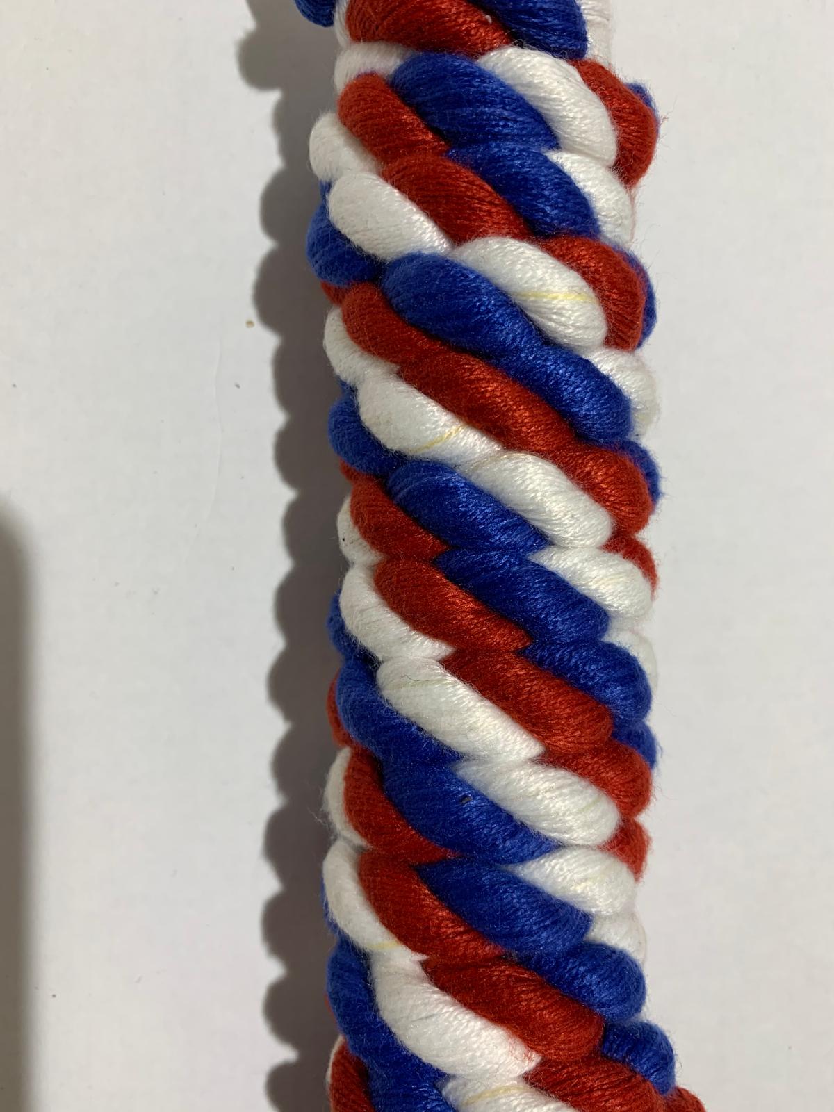 Criterion Lead Rope – Red, Blue & White Multicolor