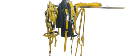 Quick Hitch Leather Harness – Black/Yellow | Wholesale