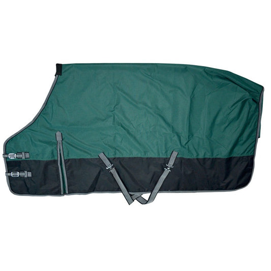 1200D GREEN & BLACK WINTER TURNOUT RUG – TOUGH & FUNCTIONAL