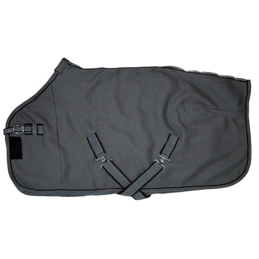 BREATHABLE GREY MESH SUMMER HORSE RUG – LIGHTWEIGHT & PROTECTIVE