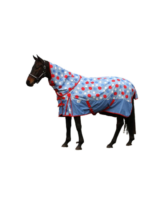 PRINTED TURNOUT WINTER BLANKET WITH NECK PART