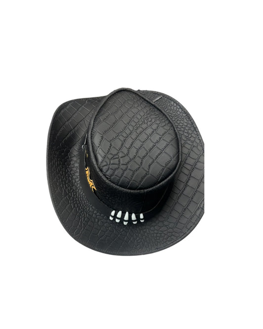 Savanna Ridge – Crocodile Skin Leather Cowboy Hat