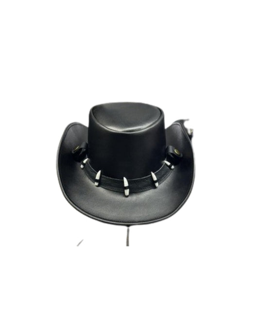 Saddle Creek – Bone Concho Cowhide Leather Cowboy Hat
