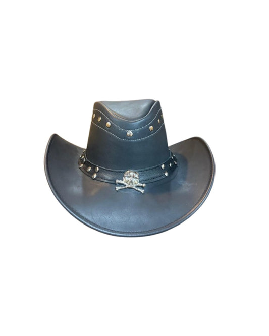 Outlaw Spirit – Premium Cowhide Leather Cowboy Hat