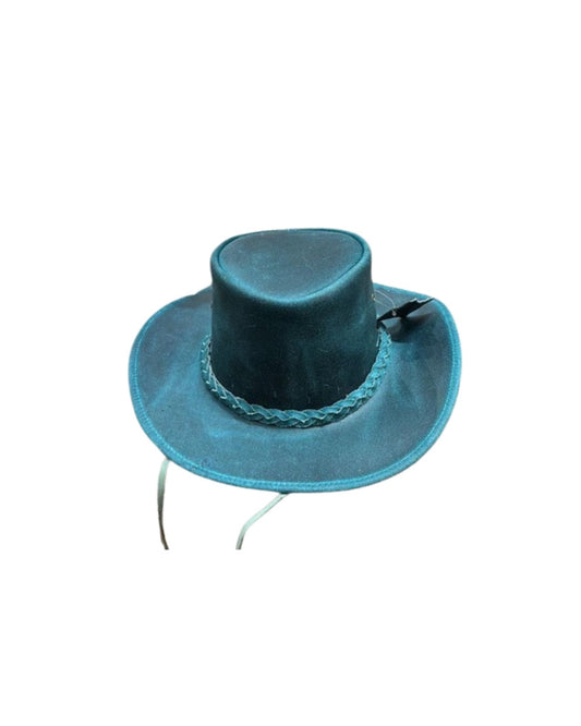 Rustic Outback – Split Crazy Cow Leather Cowboy Hat