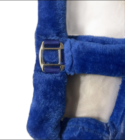 Blue Fur Head Collar | Wholesale Adjustable & Padded Design