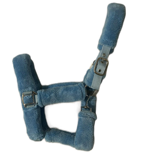 Grey Fur Head Collar | Wholesale Adjustable & Padded Design