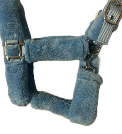 Grey Fur Head Collar | Wholesale Adjustable & Padded Design
