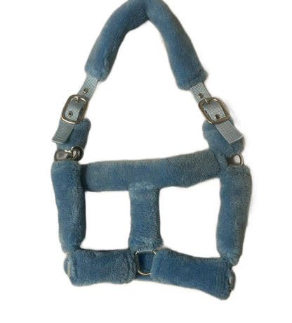 Grey Fur Head Collar | Wholesale Adjustable & Padded Design