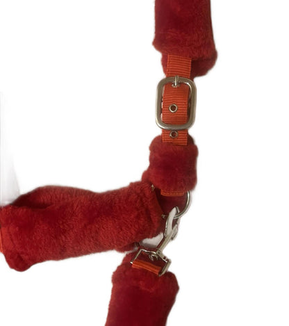 Red Fur Head Collar | Wholesale Adjustable & Padded Design