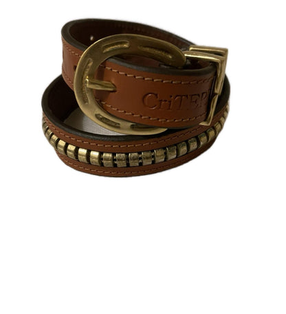Tan Leather Clincher Belt – Handcrafted Brown & Tan Leather Accessory