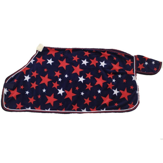 Anti-Pill Fleece Rug with Adjustable Chest Strap, Cross Surcingles & Sheepskin Wither Pad