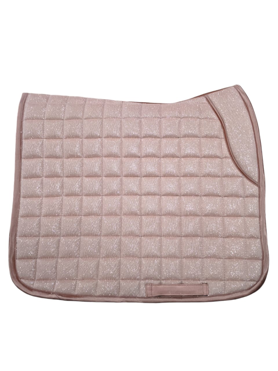 ROSE GOLD SHIMMER DRESSAGE SADDLE PAD