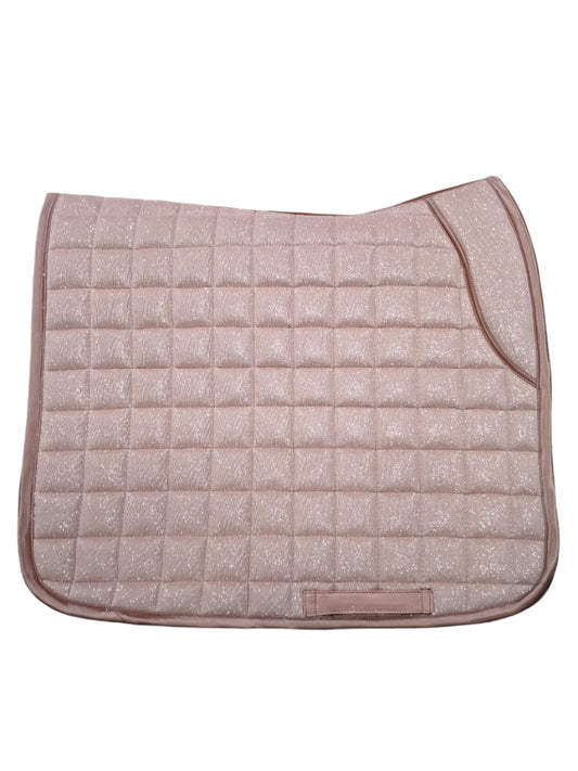 ROSE GOLD SHIMMER DRESSAGE SADDLE PAD