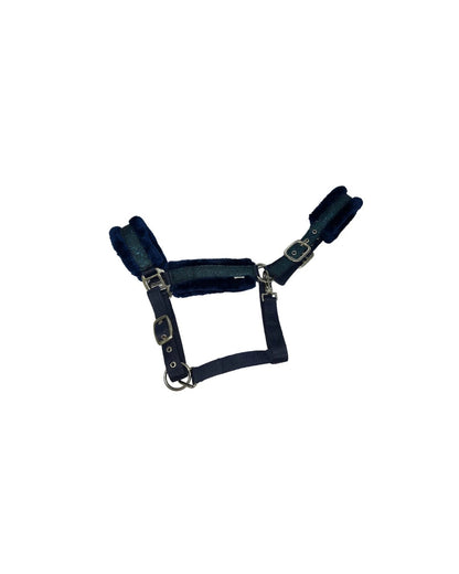 Criterion Calming Fur Headcollar – Navy & Petrol Glitter Finish